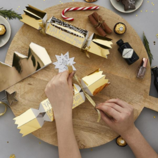 DIY Guld Julsmällkarameller