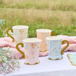 Floral Tea Party Pappersmuggar