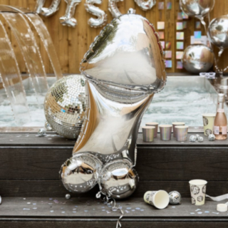 Penis Folieballong Silver