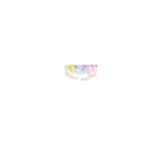 Happy Easter Pappersbanner