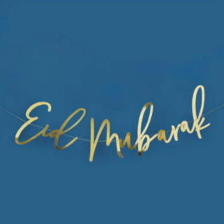 Eid Mubarak Girlang Guld