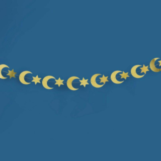Eid Måne & Stjärna Girlang
