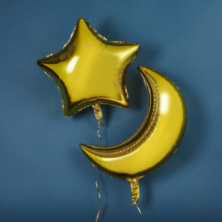 Måne & Stjärna Folieballonger