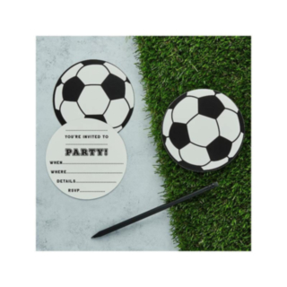 Fotboll Party Inbjudningskort