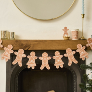 Pepparkaksgubbar Girlang Brun