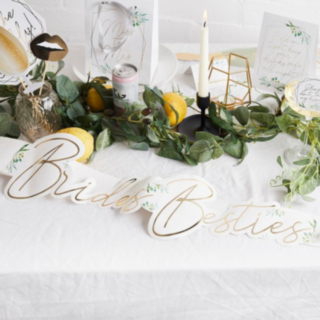Brides Besties Blad Ordensband