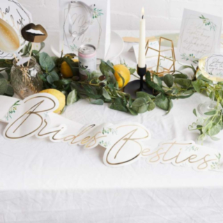 Brides Besties Blad Ordensband