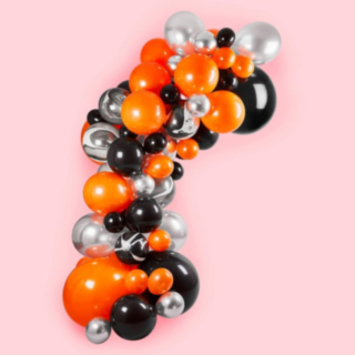Ballongbåge Krom Orange/Svart