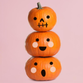 Pumpa Dekorationer Klistermärken