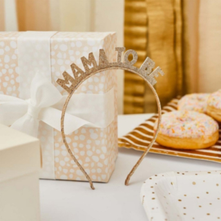 Mama To Be Hårband Guld
