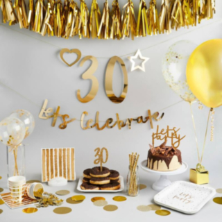 Let's Celebrate Girlang DIY Guld