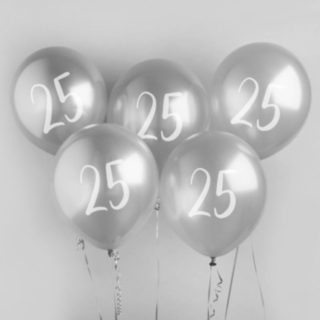 Silverballonger 25 År