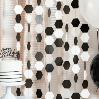 Monochrome Hexagon Bakgrund