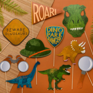 Dinosaurie Party Fototillbehör