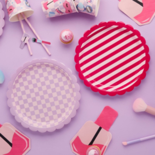 Pamper Party Randiga Papperstallrikar