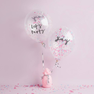 Let's Party Konfetti Ballonger