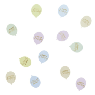 Ballong Bordskonfetti Pastell