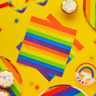Regnbåge Pride Servetter