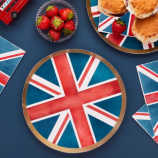 Union Jack Pappers­tallrikar