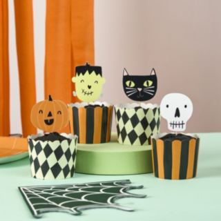 Spooky Karaktärer Cupcake Set