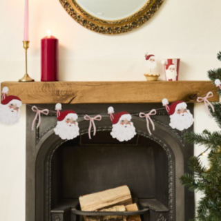 Jultomte & Rosetter Girlang