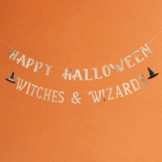 Witch & Wizard Halloween Girlang