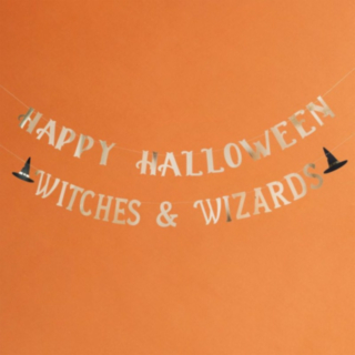 Witch & Wizard Halloween Girlang
