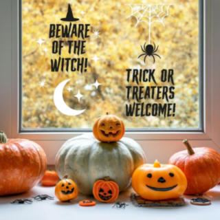 Trick Or Treat Fönsterdekaler