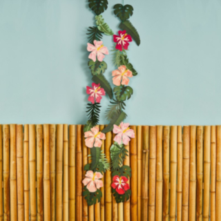 Tropiska Blommor Girlanger