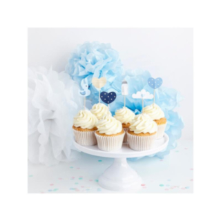 Babyshower Matpinne Blå