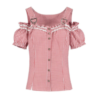 Tyroler Bodice Röd