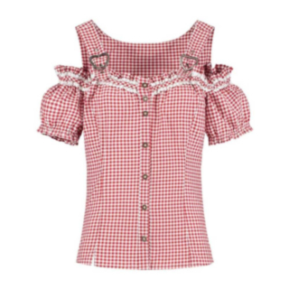 Tyroler Bodice Röd