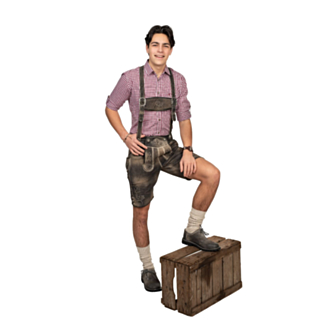 Lederhosen Kort Retro