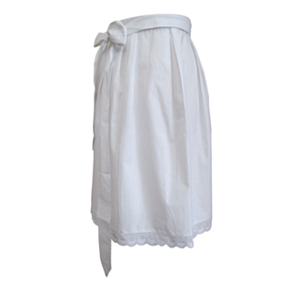 Dirndl Förkläde Vit