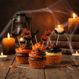 Halloween Matpinnar & Muffinsformar