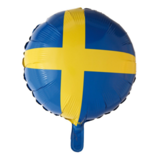 Sverige Folieballong Rund