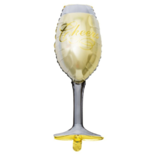 Champagneglas Folieballong
