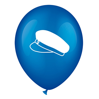 Studentballong Blå
