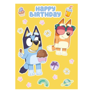 Happy Birthday Bluey® Kort