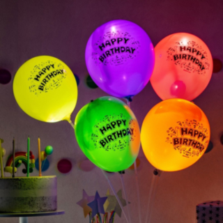 Illooms LED Punch Ballonger Happy Birthday