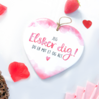 Elsker Dig Porslinshjärta