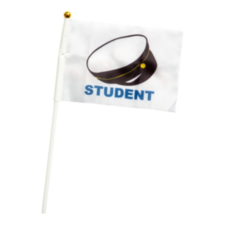 Student Flagga På Pinne
