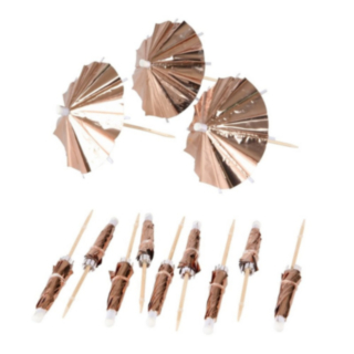 Cocktailparaply Roséguld