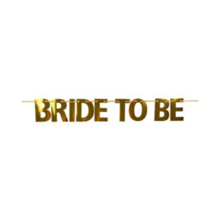 Bride To Be Girlang Guld