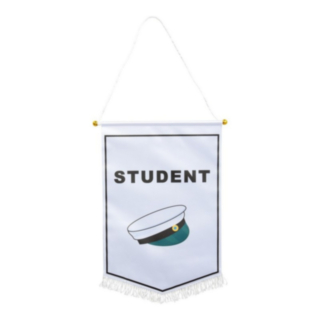 Student Liten Vertikal Flaggbanderoll
