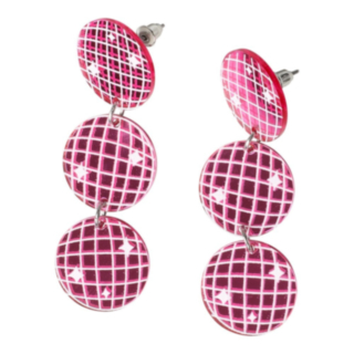 Discokula Örhängen Rosa