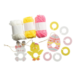 Påsk Pom Pom Figurer Set