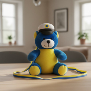 Student Nalle Blå/Gul