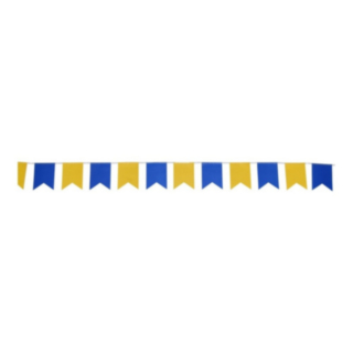 Flaggirlang Blå/Gul