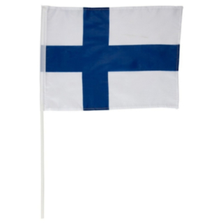 Finland Flagga På Pinne